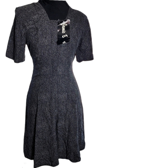 1990'S romper/ playsuit NWT Jaime Brooke  polka dot button down - Picture 5 of 6